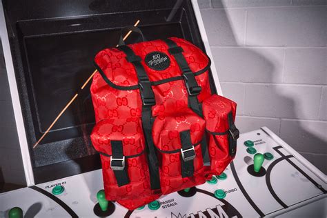 gucci x 100 t|gucci 100 thieves backpack.